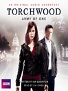 Cover image for A Torchwood Adventure Army of One
